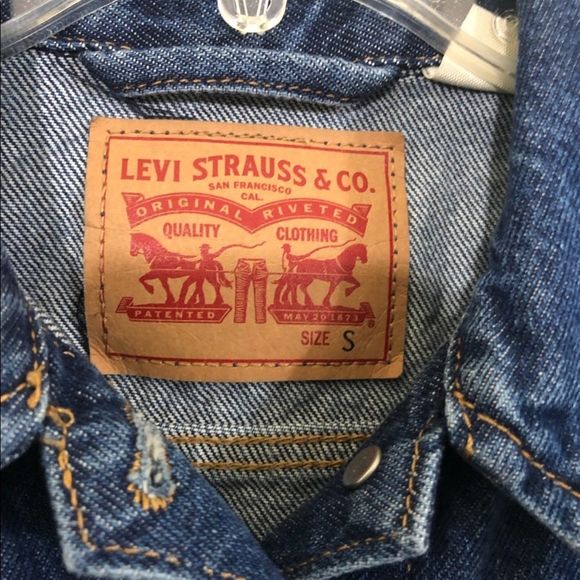 Levi's Original TruckerJean Denim Star Studded Jacket Button Front Classic - Picture 7 of 12